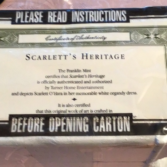 GONE WITH THE WIND MEMORABILIA 2 ITEMS - Picture 4 of 8